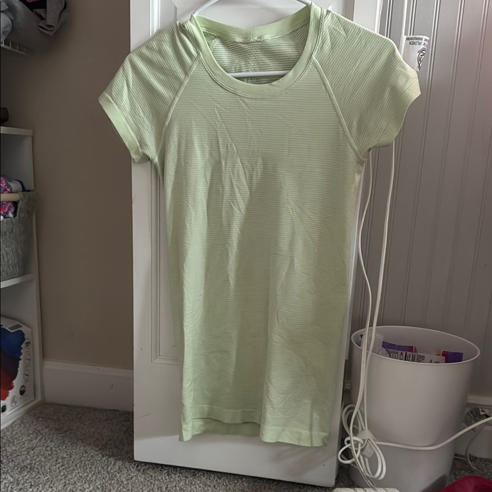Light Green Short Sleeve Dress